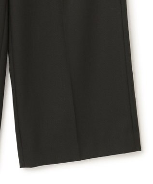 23区 クリアトリコチン ワイドパンツ ブラック系