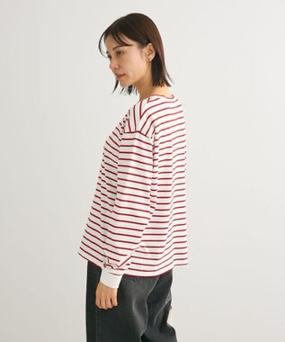 Green Parks ボーダープルオーバー Red