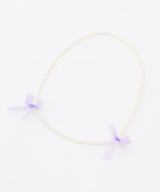 ANY KIDS ネックレス付き ネコTシャツ エクリュ