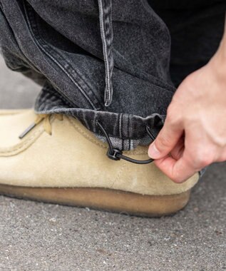 WEGO イージーマルチポケットデニムカーゴ デニムブラックソノタ