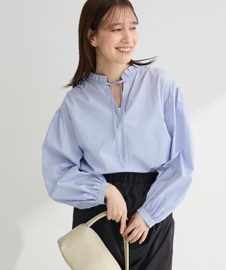 Green Parks ２ｗａｙフリルハイネックブラウス