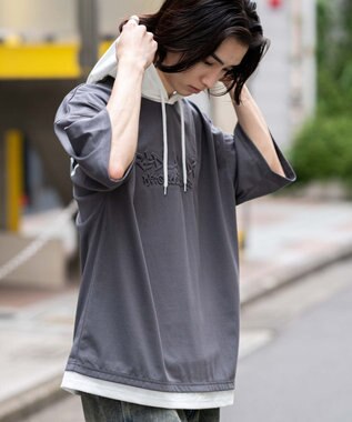 WEGO 【接触冷感/ユニセックス着用ITEM】エンボスロゴグラフィックTPK（SS） スミクロ