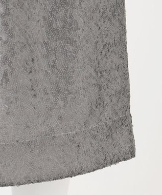 23区 【エステータ】シークインジャージー スカート シルバー系