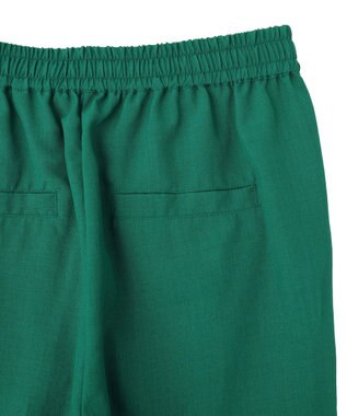 YECCA VECCA 【UVカット】サラサライージーテーパードパンツ Green