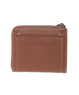 genten リラサート 二つ折り財布 ダークキャメル