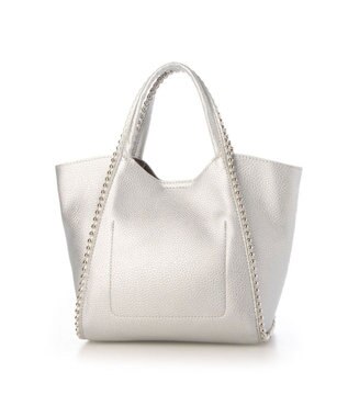 UNBILLION 【テレビ ドラマ着用アイテム】カシュカシュ cachecache / ボールチェーン2wayミニトートバッグ シルバー