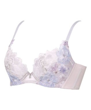 WACOAL 【ハグするブラ】 ブラジャー 体温を感知してカラダになじむ ハグシート 谷間メイク 脇高設計 ペアショーツあり ブラ レディース BRB488 /ワコール チャコールグレー