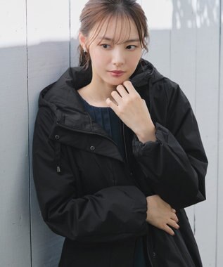 Tiaclasse 【安田美沙子さん着用・新色追加】ウォーマル中綿フーデッドコート ブラック