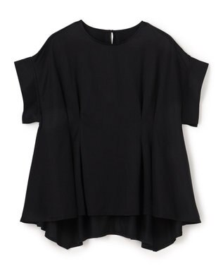 UNFILO ヒートシールドジャージー タックデザイン Tシャツ ブラック