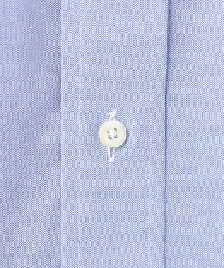 J.PRESS MEN 【PREMIUM PLEATS / 形態安定】ピンオックス 半袖シャツ / B.D. ダルブルー系