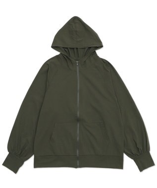 WEGO 【UVカット/吸水速乾】ラッシュガードパーカー カーキ