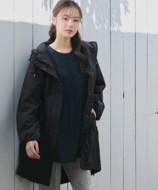 Tiaclasse 【安田美沙子さん着用・新色追加】ウォーマル中綿フーデッドコート ブラック