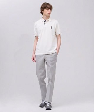 J.PRESS MEN 新デザイン【BULLDOG BOY / 8色展開】カノコレジメン ポロシャツ ホワイト系