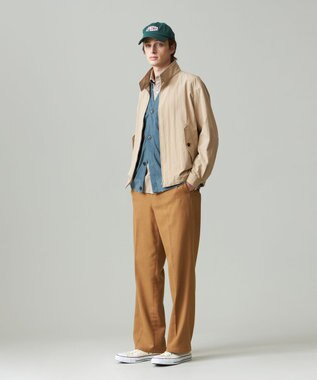 J.PRESS MEN カシミヤタッチワイド イージーパンツ ベージュ系