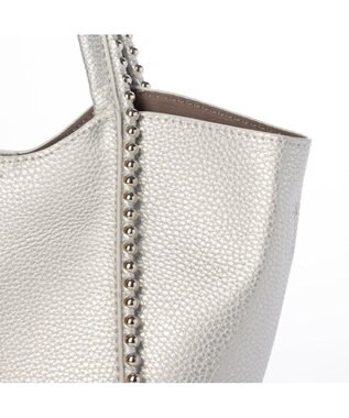 UNBILLION 【テレビ ドラマ着用アイテム】カシュカシュ cachecache / ボールチェーン2wayミニトートバッグ シルバー