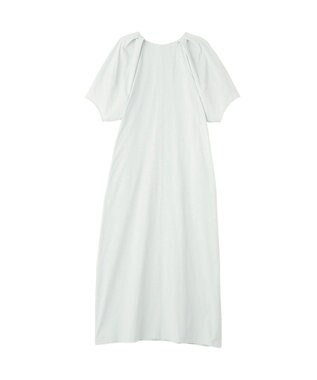 CRAFT STANDARD BOUTIQUE ポーチ付きバルーンスリーブワンピース Light Blue