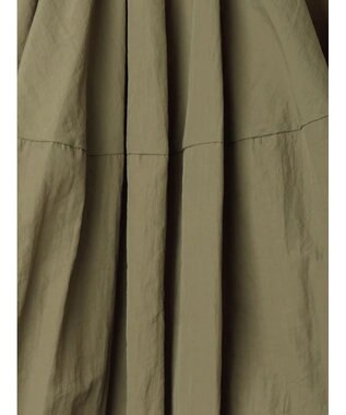 Te chichi タックギャザーボリュームポンチョブルゾン カーキ