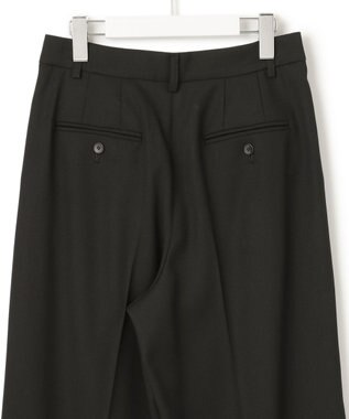 23区 クリアトリコチン ワイドパンツ ブラック系