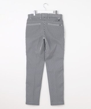 23区GOLF 【MEN】ドライタッチ細ストライプ柄パンツ ネイビー系2