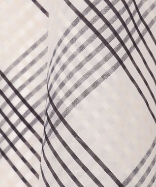 ANY SIS S 【洗える】ツートーンシアーチェック スカート アイボリー系