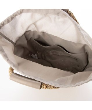 UNBILLION カシュカシュ cachecache / 口元かがりカゴバッグ GY