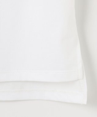 J.PRESS LADIES S 【吸水速乾】レーシーコンビ Vネック カットソー ホワイト系