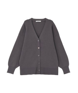AMERICAN HOLIC Ｖネックニットカーディガン Charcoal Gray