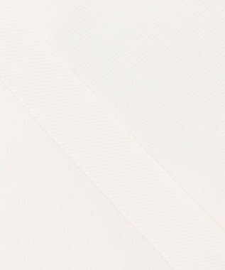 #Newans 【洗濯機可能/シワになりにくい】〈肩幅・二の腕が華奢見えする〉パフスリーブバイカラーブラウス ホワイト