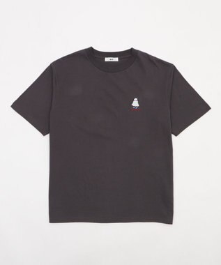 WEGO 【MLサイズ展開/綿100%】グラフィックワンポイントT（SS） スミクロ