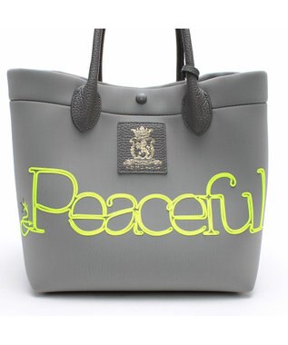 A.D.M.J. 【魔法の様に軽い】マジックライト/コード刺しゅうキューブトート25cm GR/MA