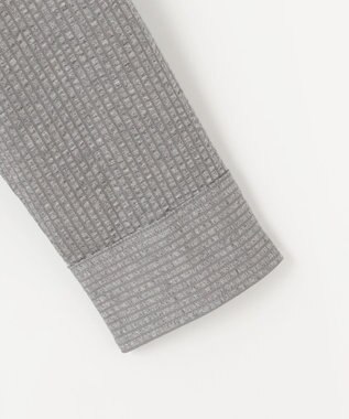 JOSEPH ABBOUD 【オーガニックコットン/サスティナブル】 JOE COTTON サッカーポロシャツ ライトグレー系