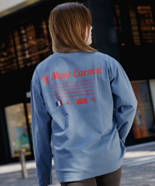 SHARE PARK LADIES 【UVケア・吸水速乾・ストレッチ・軽量 】バックプリントTシャツ（S・Mサイズ） ブルー系