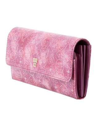 ANNA SUI ローズハート フラップ長財布 ロゼ