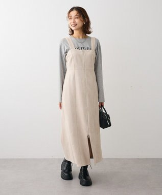 Green Parks ・ＥＬＥＮＣＡＲＥ　ＤＵＥ　スエードポンチジャンスカ Ivory