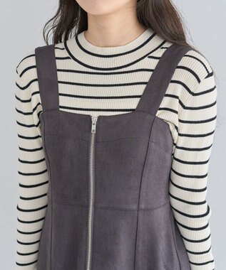 Green Parks ・ＥＬＥＮＣＡＲＥ　ＤＵＥ　スエードポンチジャンスカ Charcoal Gray