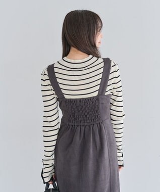 Green Parks ・ＥＬＥＮＣＡＲＥ　ＤＵＥ　スエードポンチジャンスカ Charcoal Gray