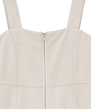 Green Parks ・ＥＬＥＮＣＡＲＥ　ＤＵＥ　スエードポンチジャンスカ Ivory