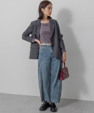 組曲 ハートバックルリバーシブルベルト ベージュ系