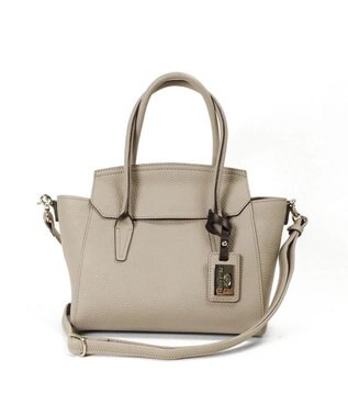 PELLE BORSA マルチシルエット2WAYハンドバッグ Reinette レネット 4711 グレージュ