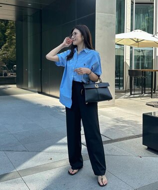 WEGO USPOLOハーフスリーブシャツ ブルー