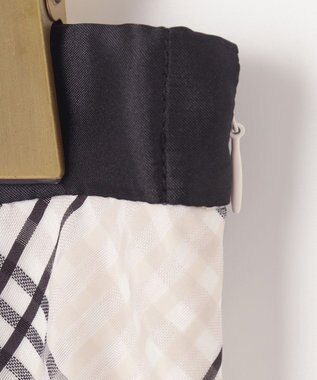 ANY SIS 【洗える】ツートーンシアーチェック スカート アイボリー系