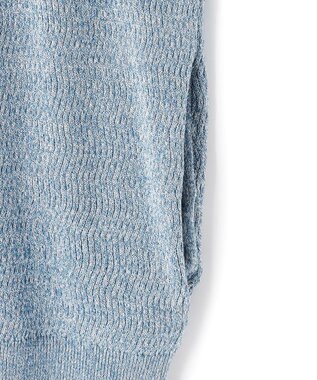 J.PRESS MEN ギマコットンフルジップ カーディガン サックスブルー系