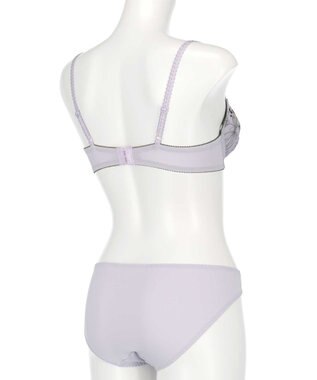 AMPHI ブラジャー ショーツセット まる胸メイク WEB限定カラーあり 【ブラショーツセット】 上下セット ブラ BCC224 アンフィ／ワコール パープル