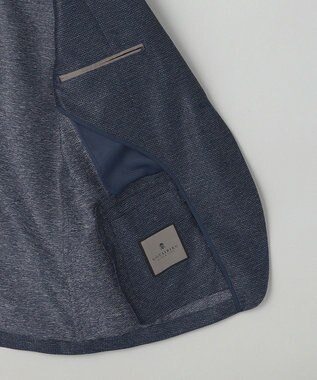 GOTAIRIKU 新素材セットアップ【通気性抜群/洗える/シワになりにくい】カラミプリントストレッチセットアップ ジャケット ネイビー系8