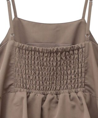 Green Parks ・ＥＬＥＮＣＡＲＥ　ＤＵＥ　ペプラムサロペット Dark Beige