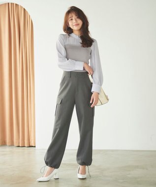 Feroux 【ONWARD CROSSET MAG掲載】パラシュートカーゴ パンツ グレー系