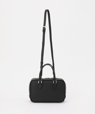 russet 【2025AW新作】シュリンクレザー2WAYミニボストンバッグ(CE-1581) Black