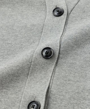 UNFILO スポンジニット カーディガン グレー