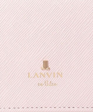 LANVIN en Bleu リュクサンブール 口金二つ折り財布 ペールピンク
