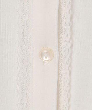 ANY KIDS スタンドカラー インナー ブラウス ホワイト